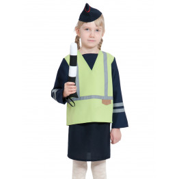 Детский костюм ДПС/ГАИ/ГИБДД для девочки арт. КС367