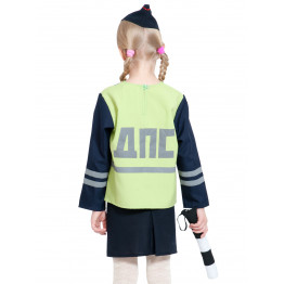 Детский костюм ДПС/ГАИ/ГИБДД для девочки арт. КС367