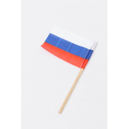 Флажок "Россия" на деревянной палочке арт.ИИ07