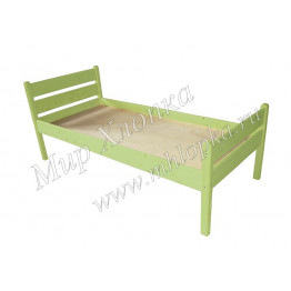 Кровать детская "Мишаня" зеленая
