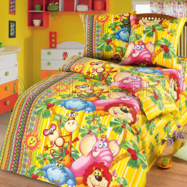 Комплект детского постельного белья "Оранжевое солнце" АртДизайн