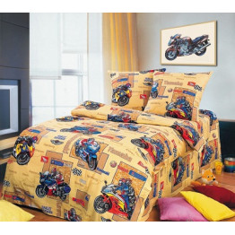 Комплект постельного белья подростковый ТД "Мотоспорт"