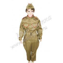 Военный костюм "Солдат" с галифе арт. КС45